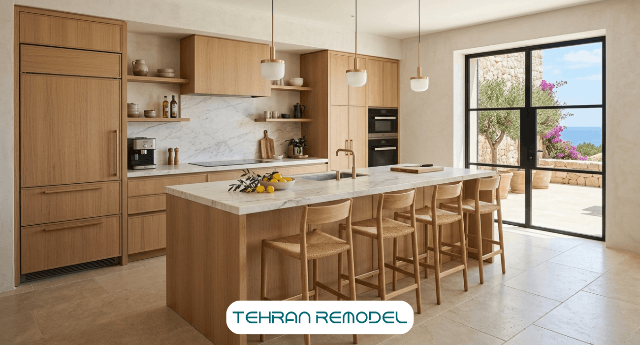 آشپزخانه های مدیترانه ای