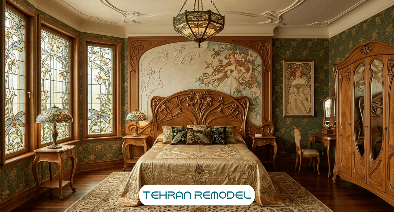 سبک آرت نوو art-nouveau- دکوراسیون